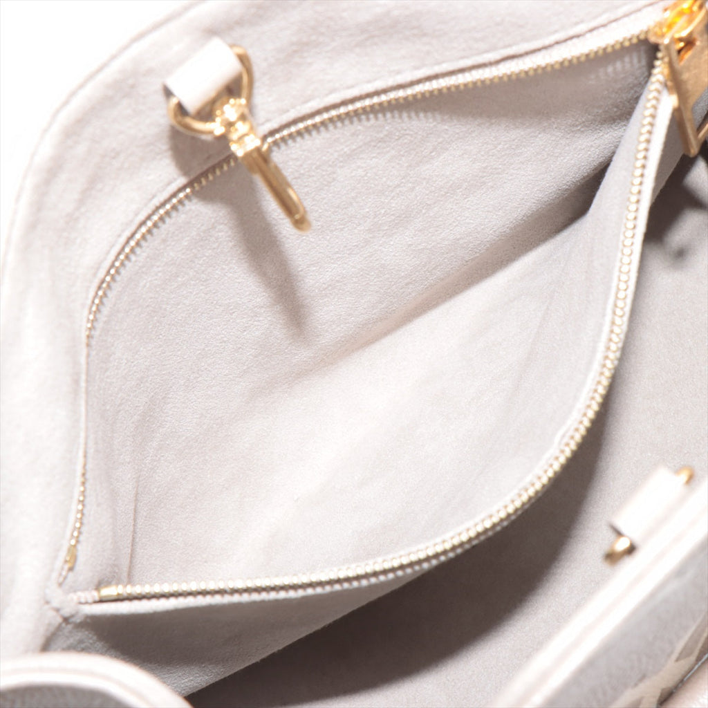 Louis Vuitton Tourterelle Bicolor Monogram Empreinte Leather OnTheGo PM [Clearance Sale]