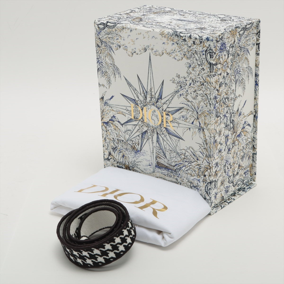 Christian Dior Black X White Embroidery Mini Lady D-Lite Bag [Clearance Sale]