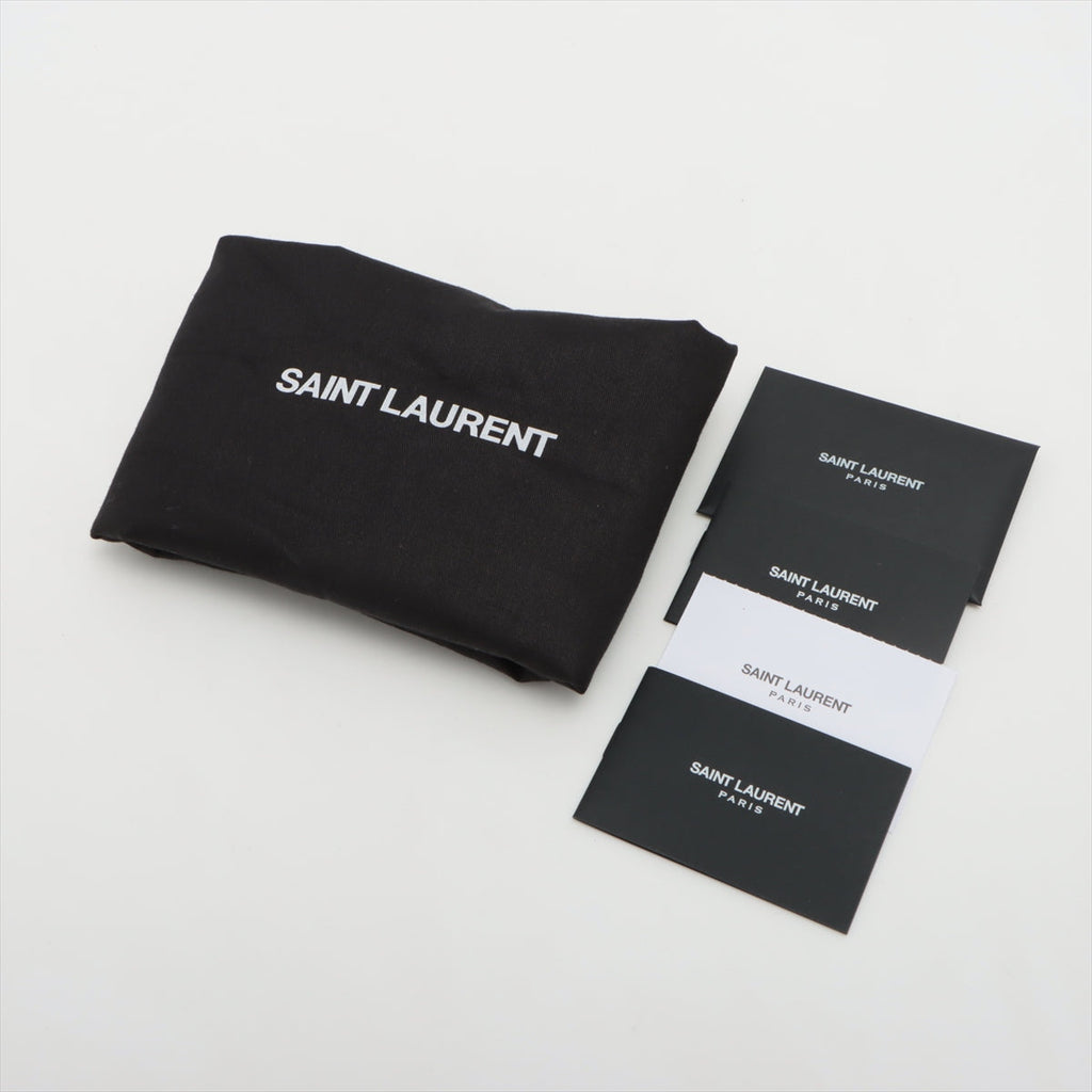 Saint Laurent Beige Leather LE 5 A 7 Shoulder Bag [PRTO] (Rented Out)