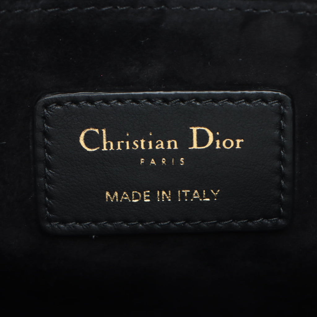 Christian Dior Black Leather Small Book Tote [Clearance Sale]