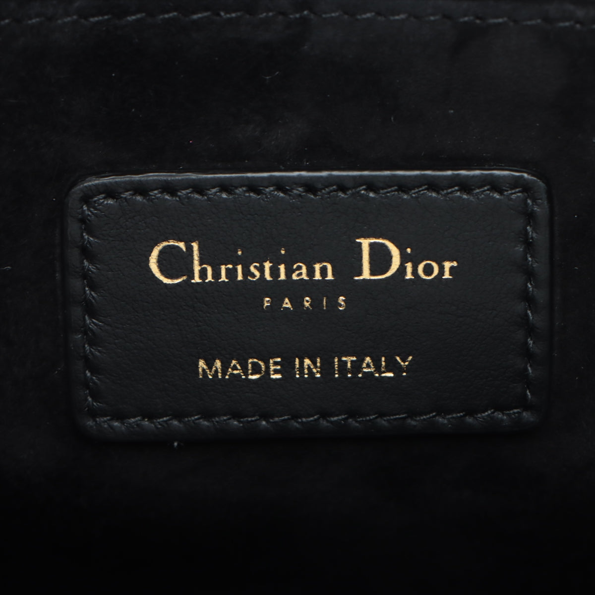 Christian Dior Black Leather Small Book Tote [Clearance Sale]