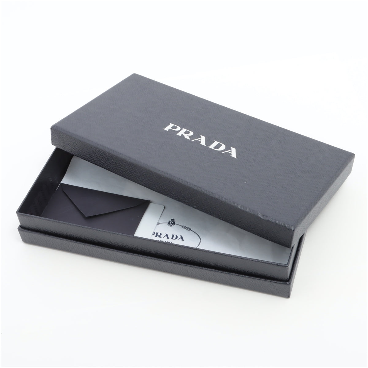 Prada Cammeo Saffiano Triangle Large Zip Around Leather Wallet [Clearance Sale]