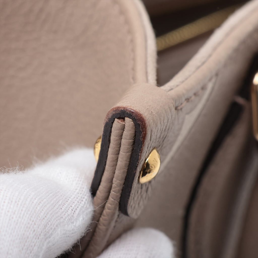 Louis Vuitton Tourterelle Bicolor Monogram Empreinte Leather OnTheGo PM [Clearance Sale]