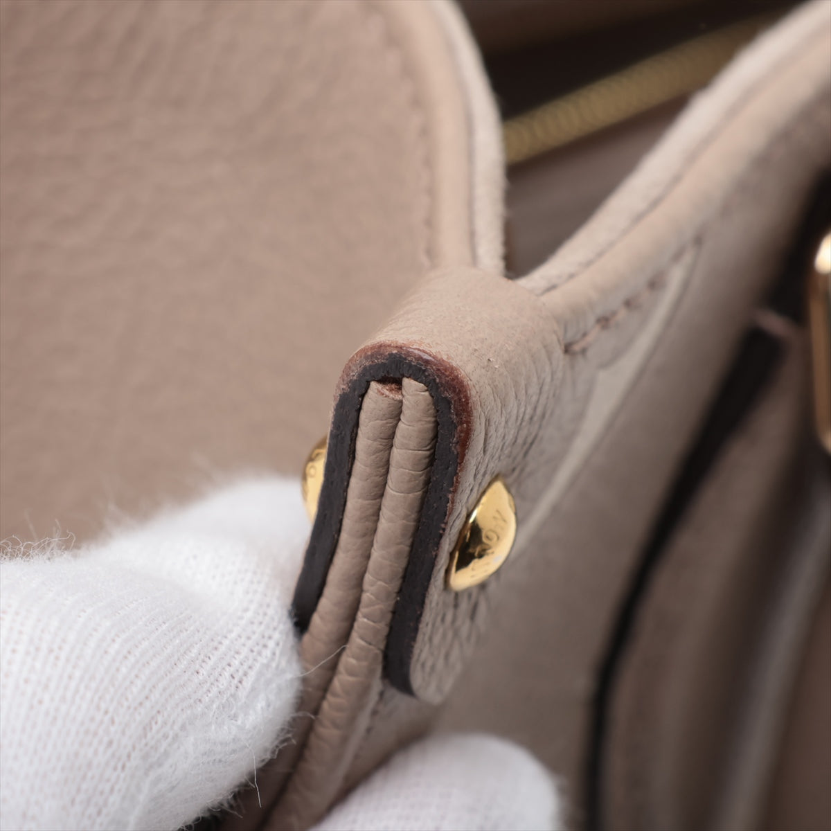 Louis Vuitton Tourterelle Bicolor Monogram Empreinte Leather OnTheGo PM [Clearance Sale]