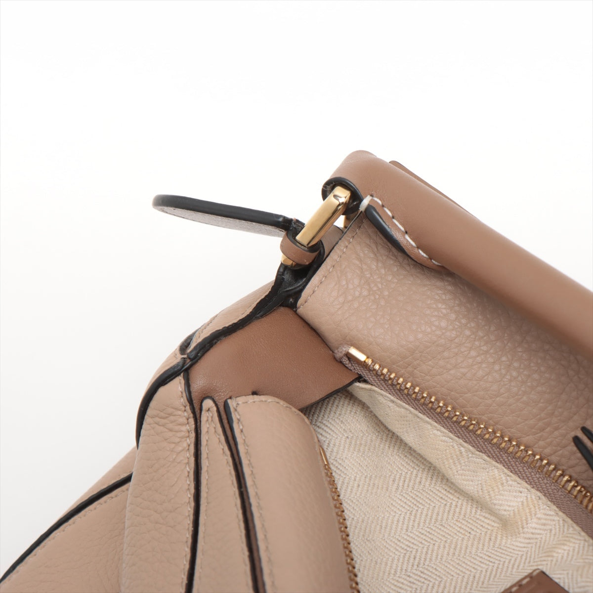 Loewe Sand Calfskin Leather Small Puzzle Bag [Clearance Sale]