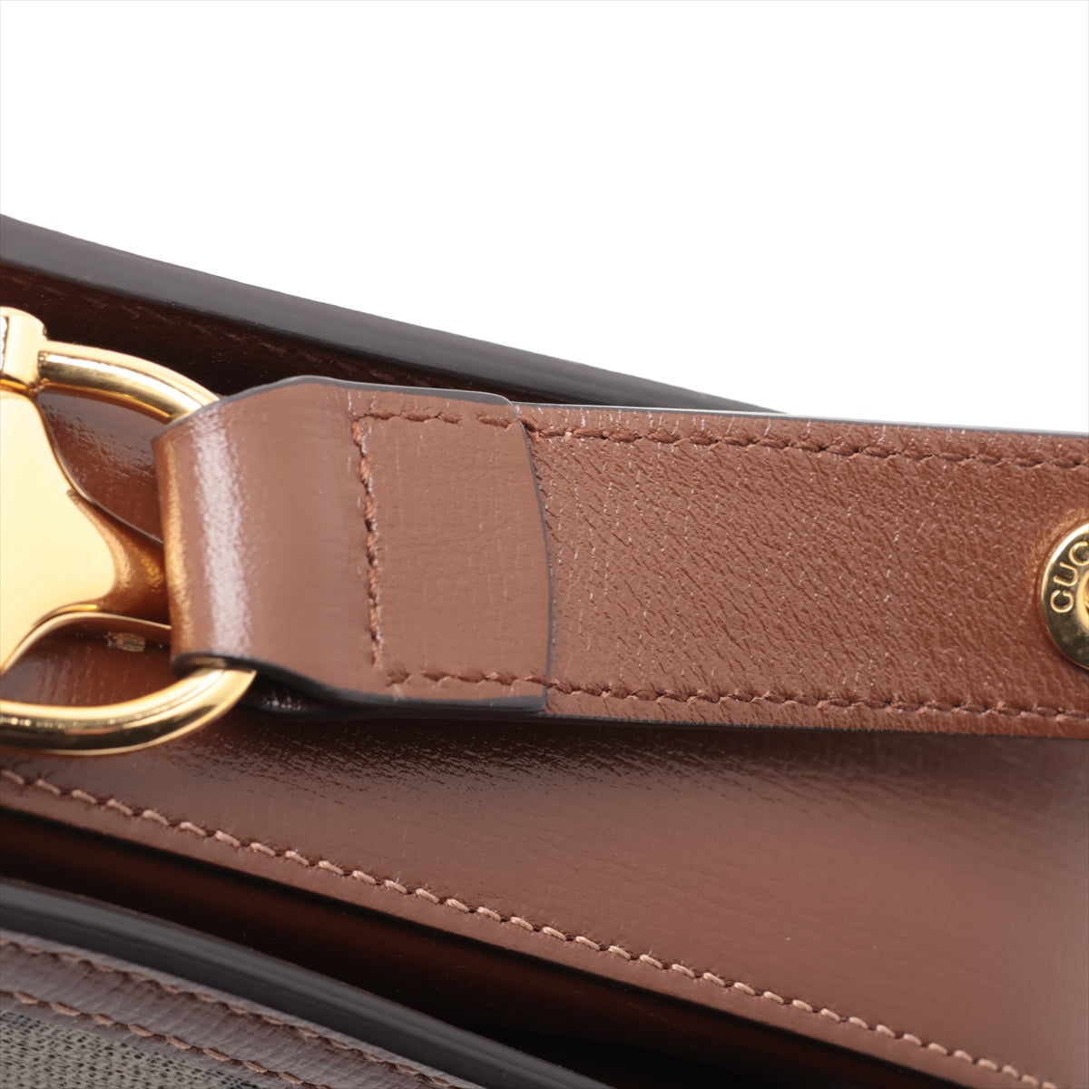Gucci Brown GG Supreme Horsebit 1955 Shoulder Bag [Clearance Sale]