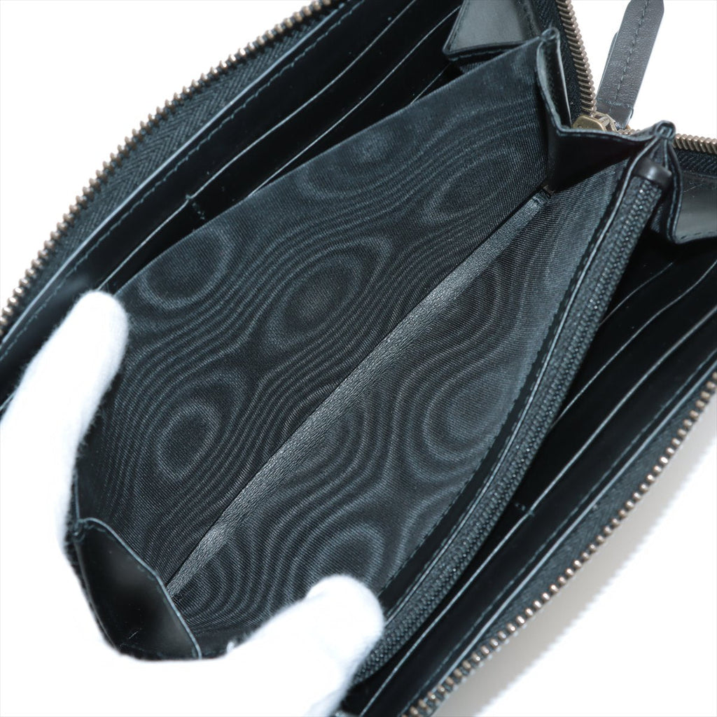 Gucci Black GG Marmont Matelasse Zip Around Wallet [Clearance Sale]