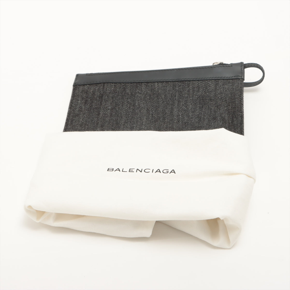 Balenciaga Black Denim Navy Small Cabas [Clearance Sale]