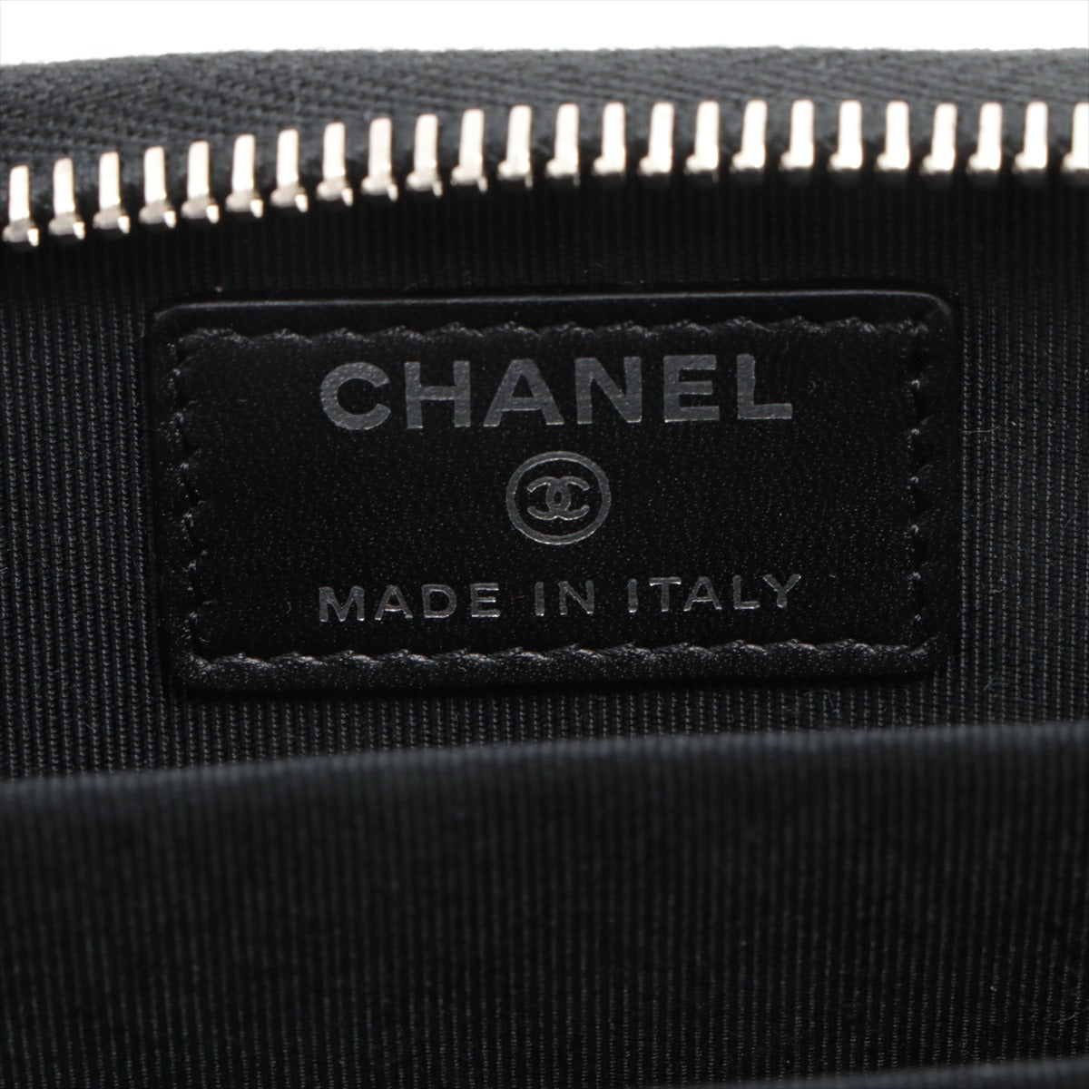 Chanel Nuback Caviar Coin Case Black