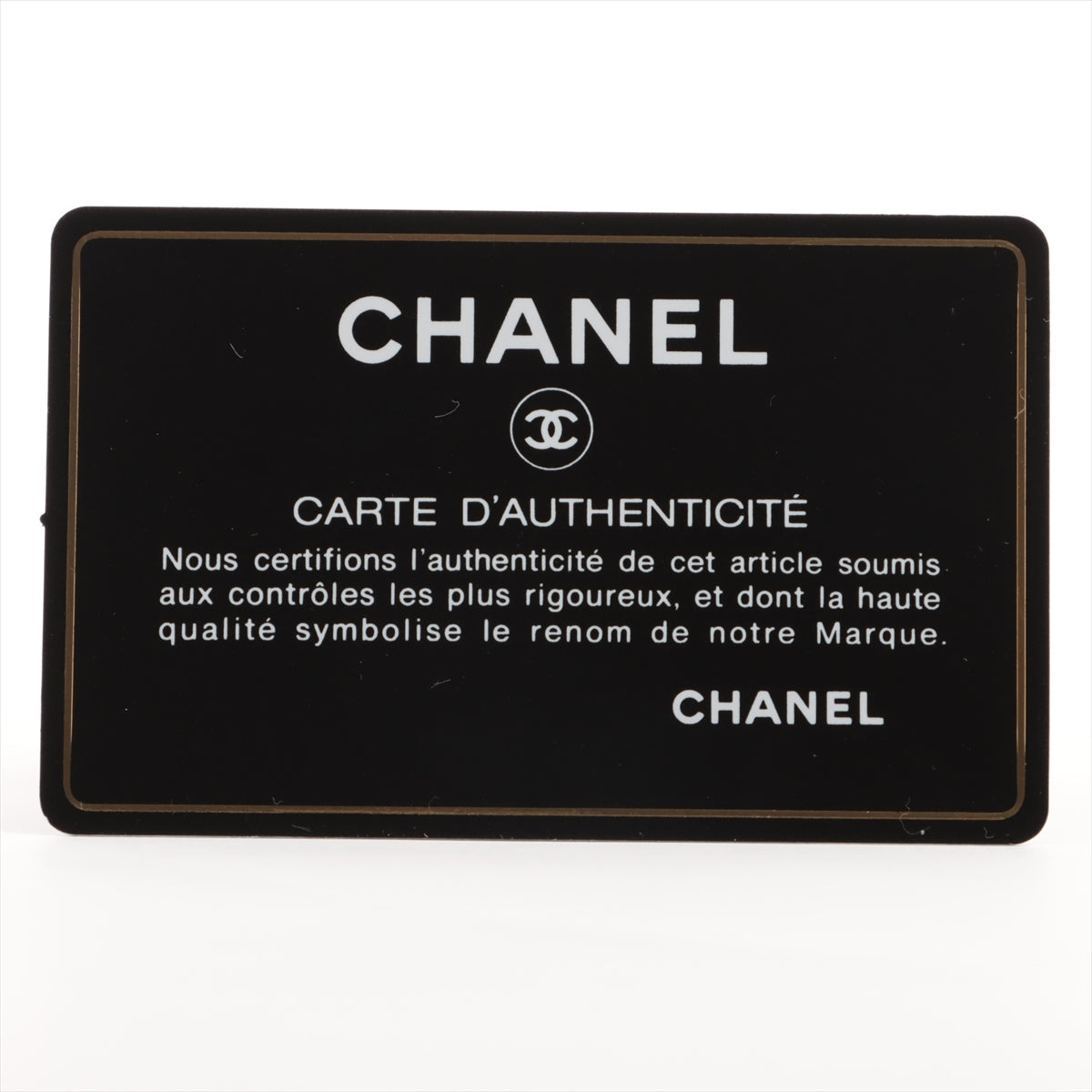 Chanel Tri-Fold Black Caviar Compact Wallet