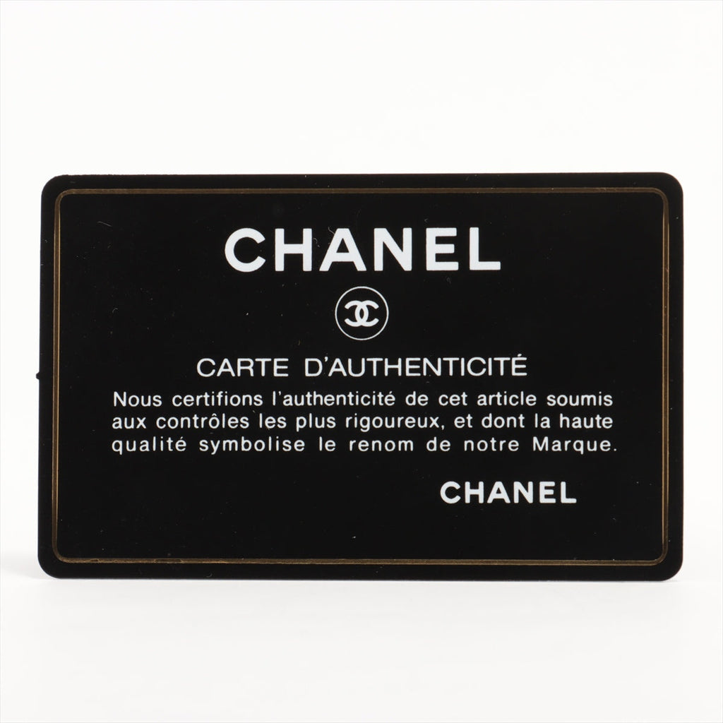 Chanel Black Caviar Compact Wallet