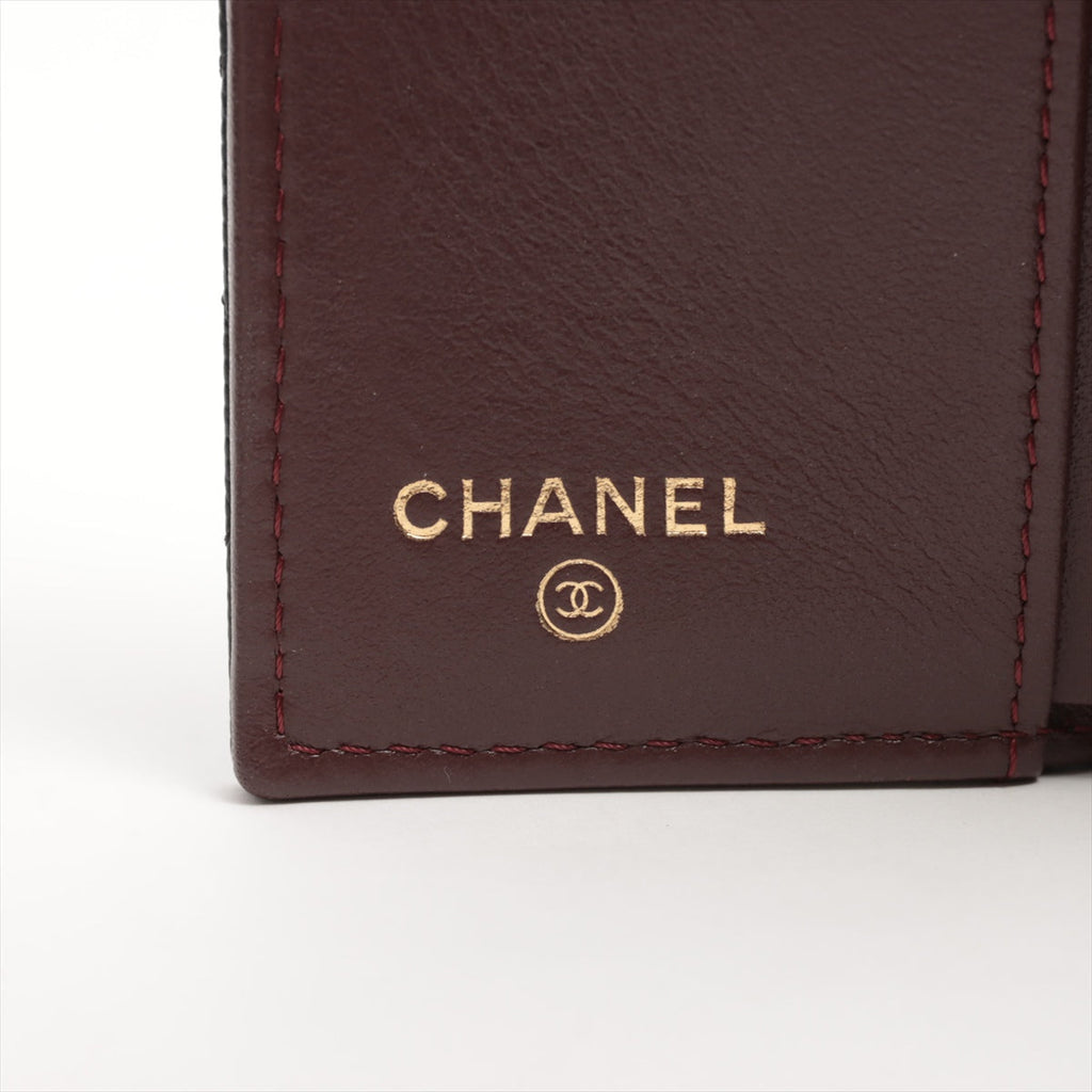 Chanel Caviar Black Fold Wallet