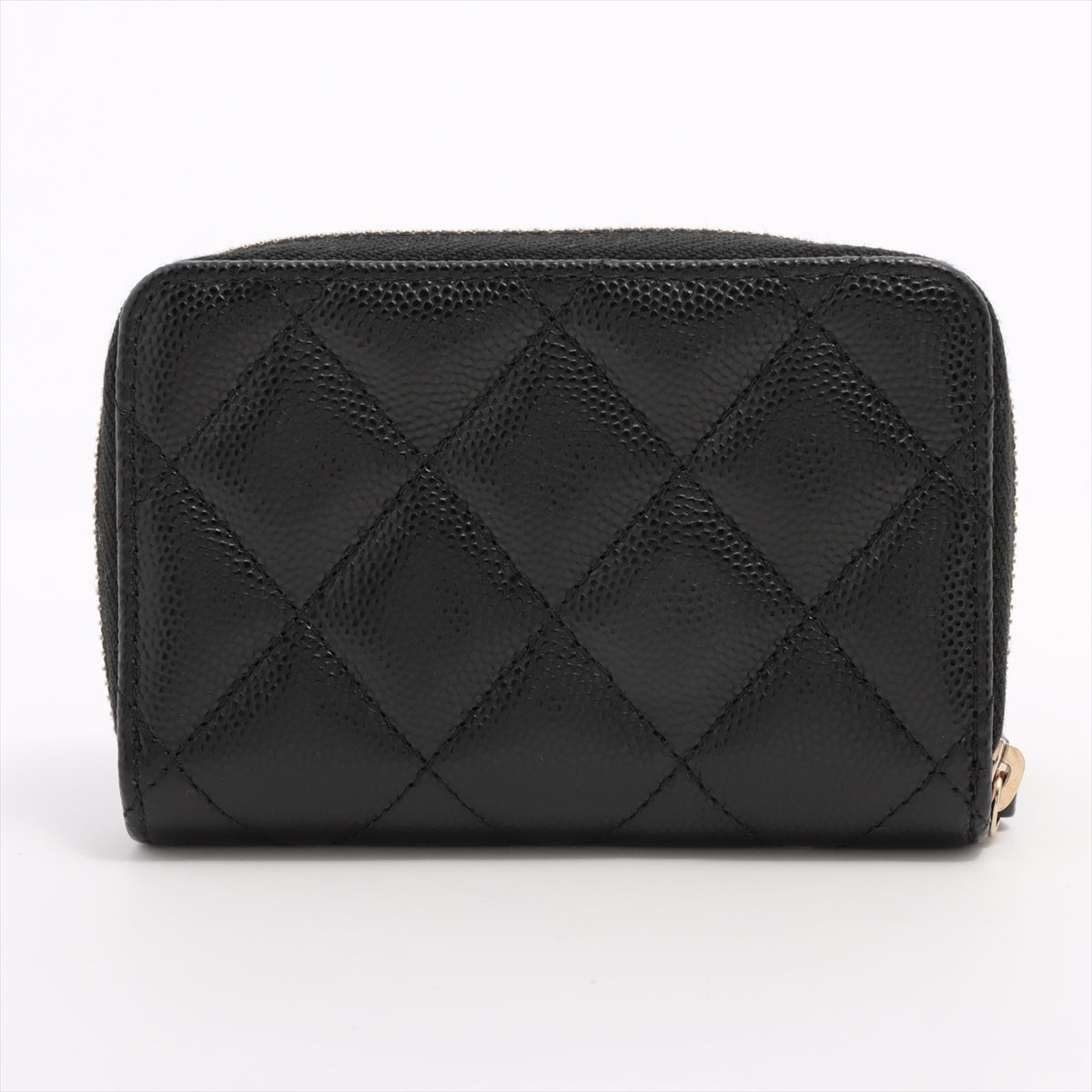 ITEM 16 - Chanel large CC Zip Compact Wallet Caviar Black (Microchip)