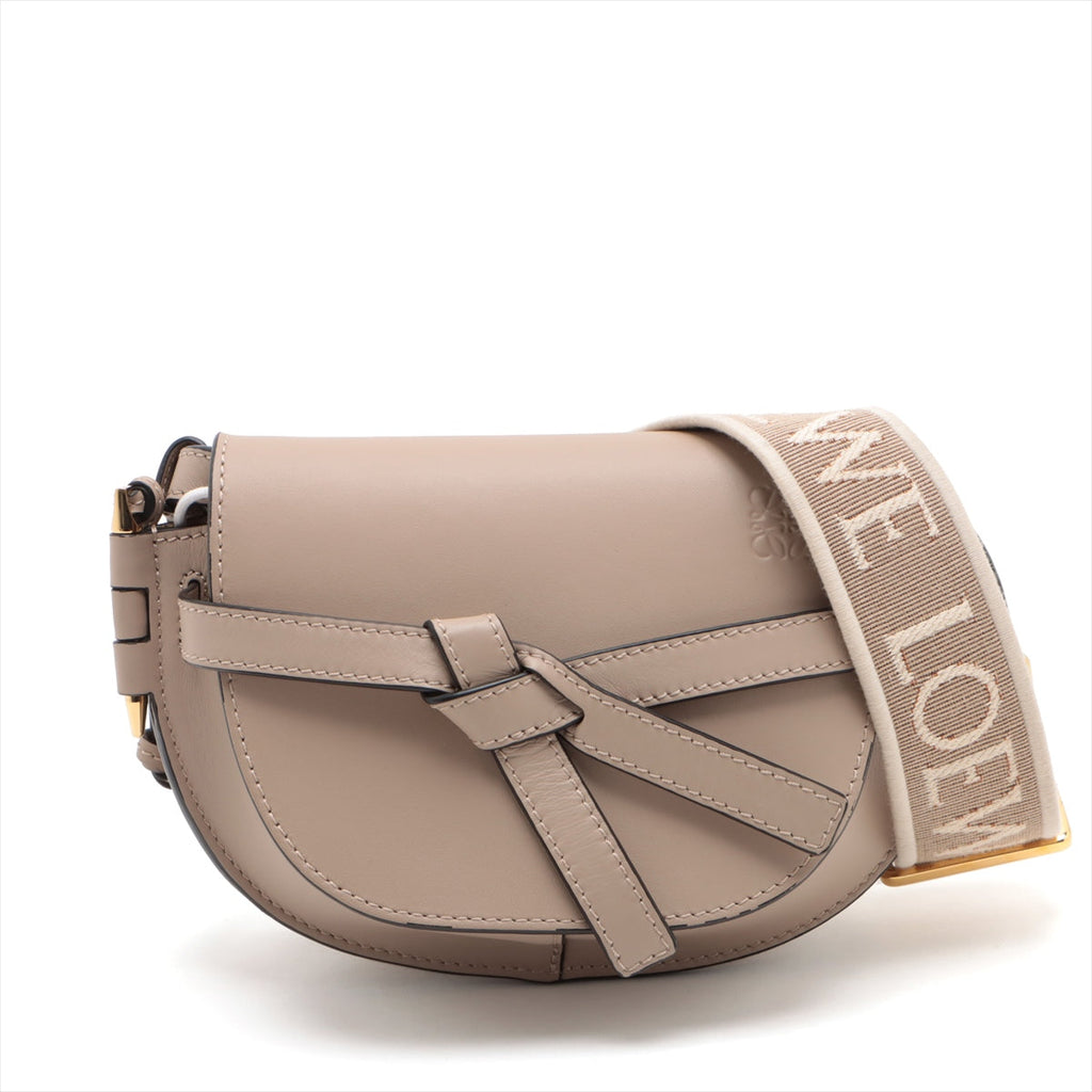 Loewe Sand Calf Leather Mini Gate Bag [Clearance Sale]