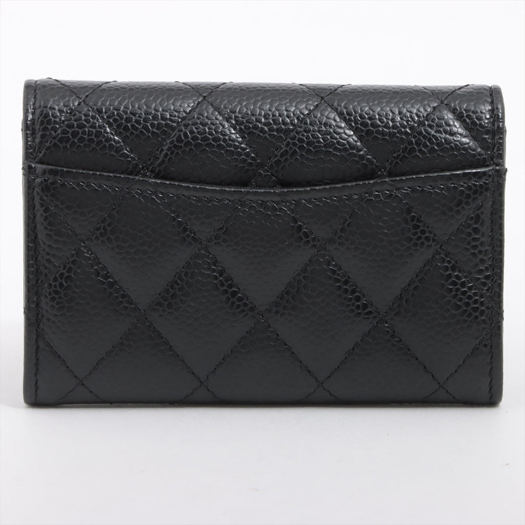 Chanel Caviar Black Card Case