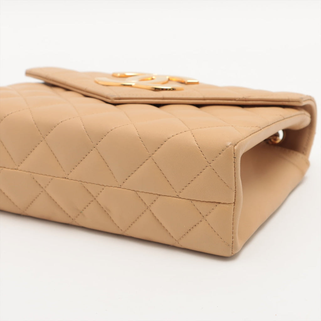 ITEM 17 - Chanel Vintage Mini CC Beige Single Flap Bag