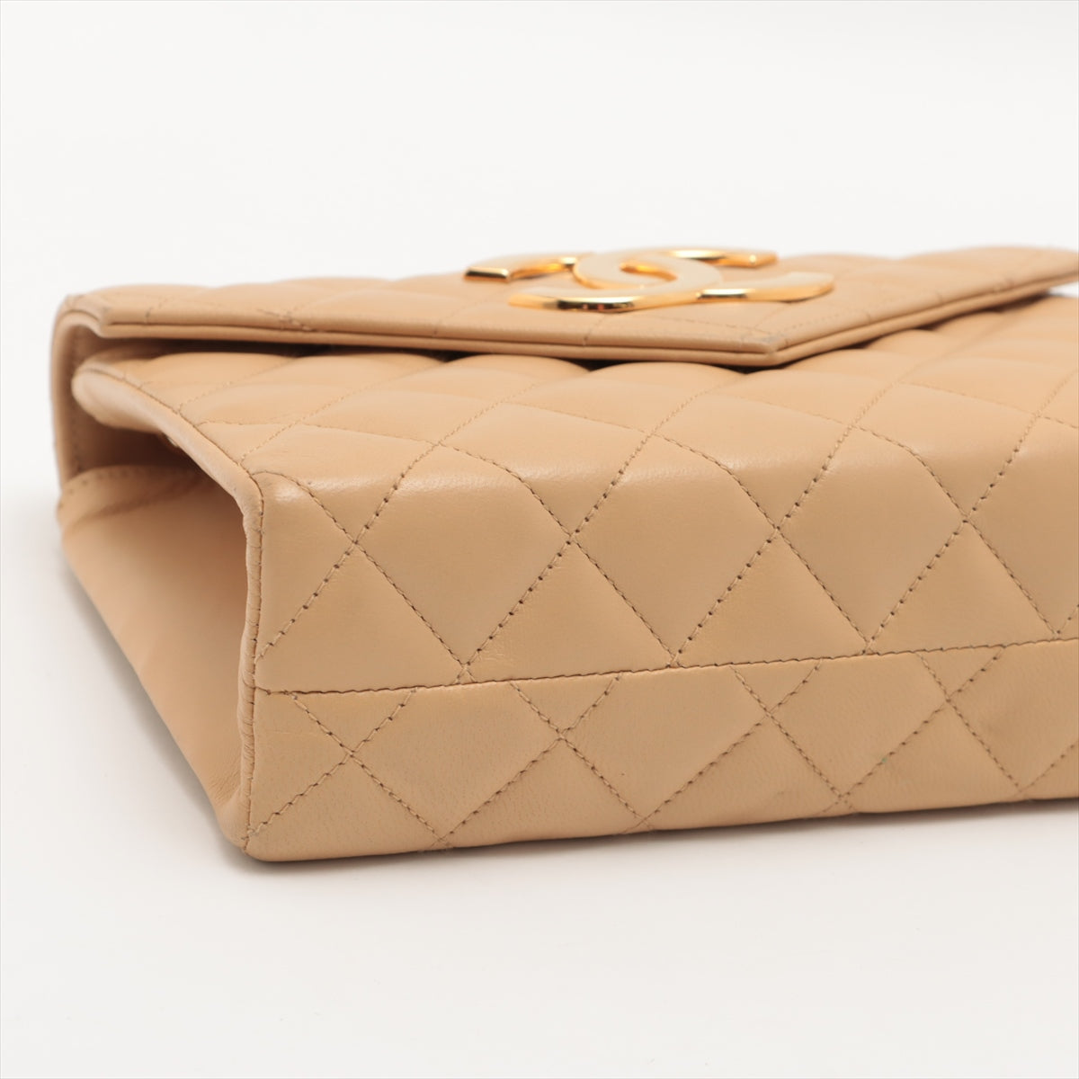 ITEM 17 - Chanel Vintage Mini CC Beige Single Flap Bag