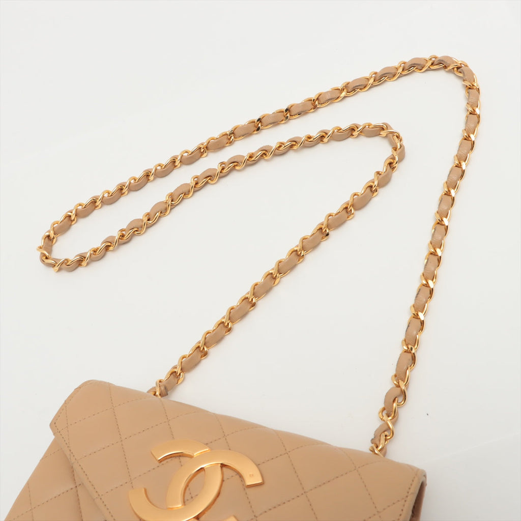 ITEM 17 - Chanel Vintage Mini CC Beige Single Flap Bag