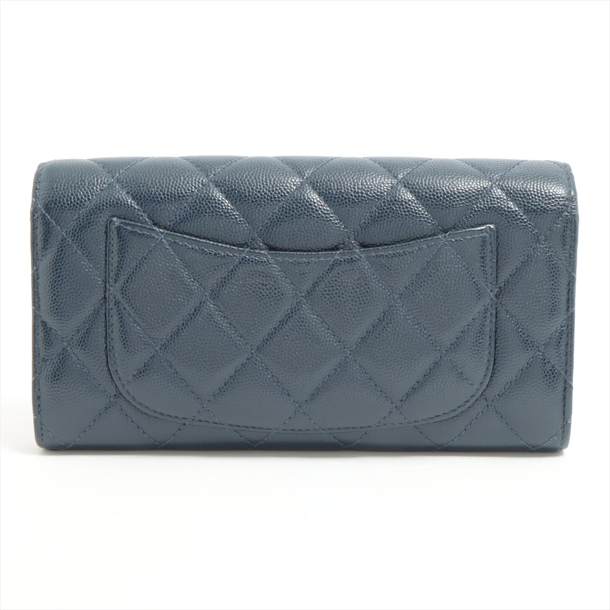 ITEM 2 - Chanel Long Wallet Flap Navy Caviar