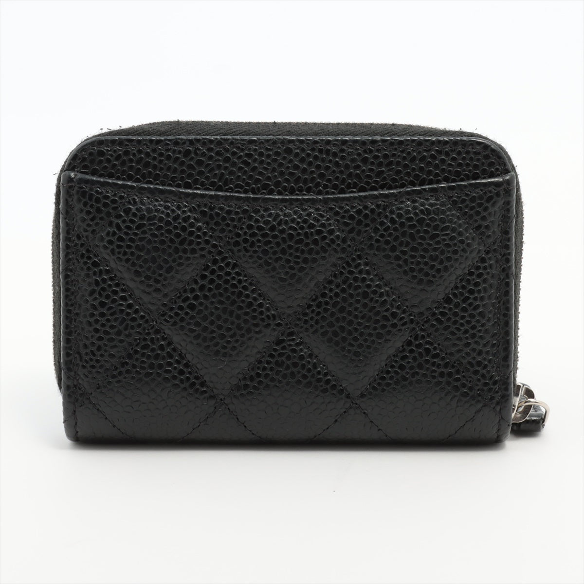 Chanel Zipper Caviar Black Card Holder - 31 series