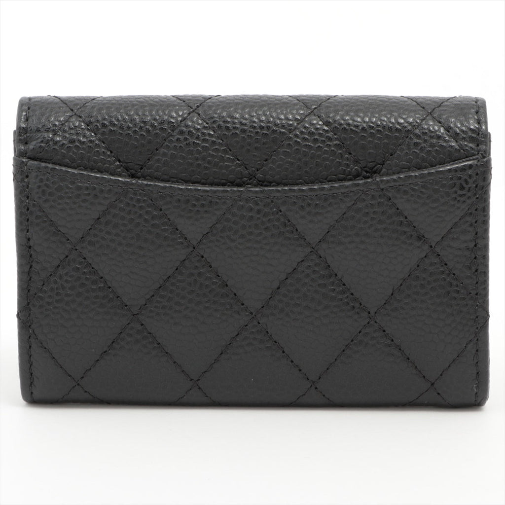 Chanel Mini Flap Caviar Black Case