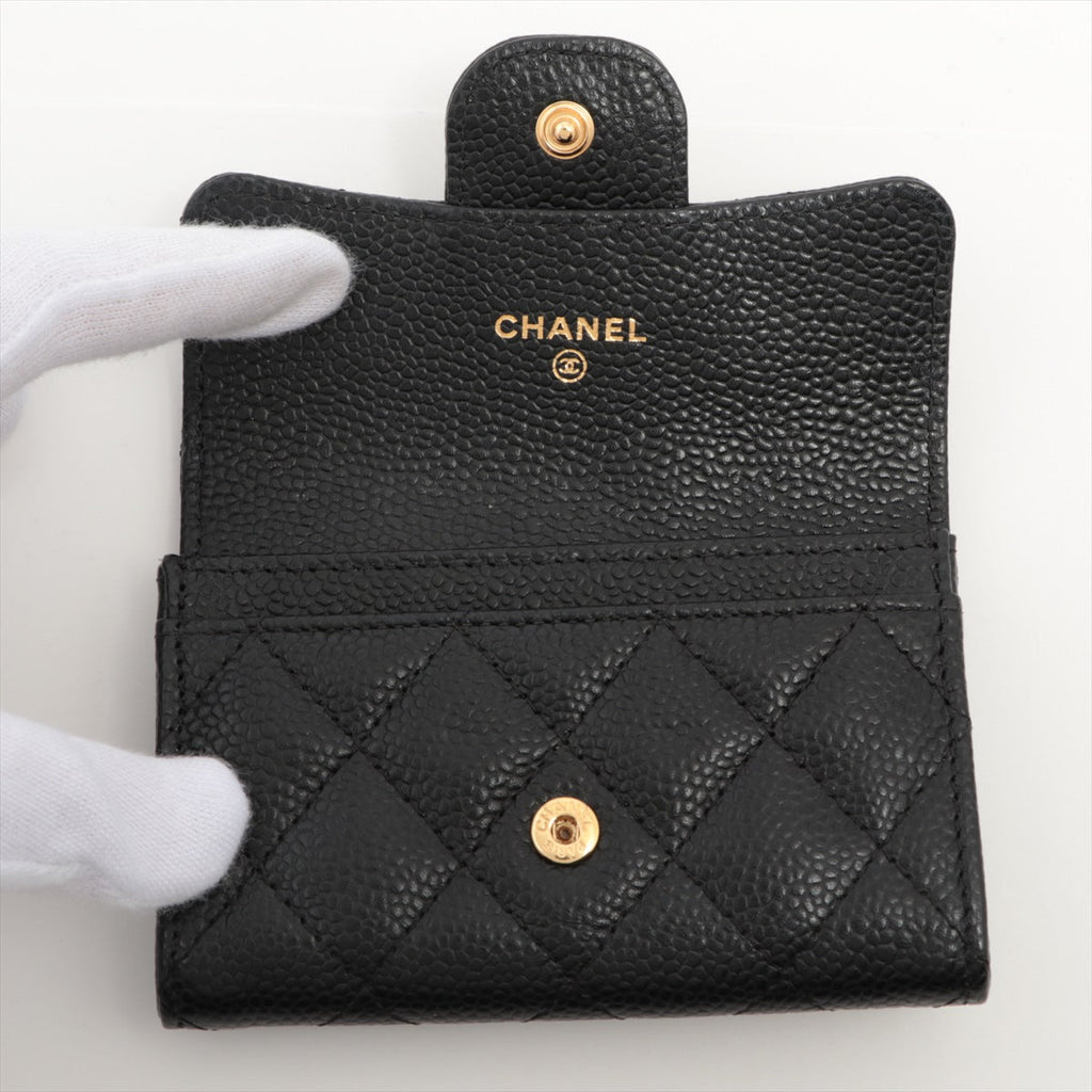 Chanel Mini Flap Caviar Black Case