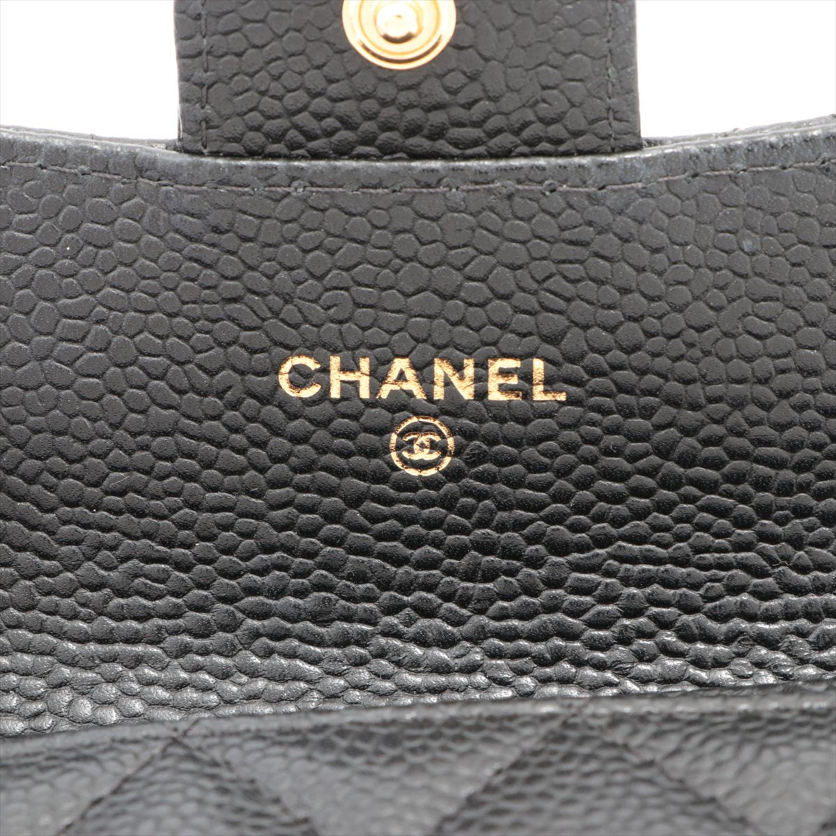 Chanel Mini Flap Caviar Black Case