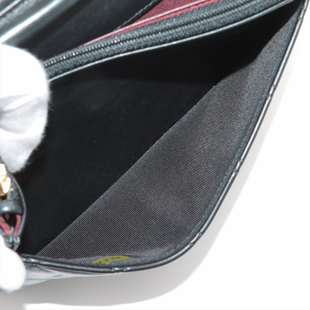 Chanel Lambskin Black Wallet On Chain WOC - 21 series