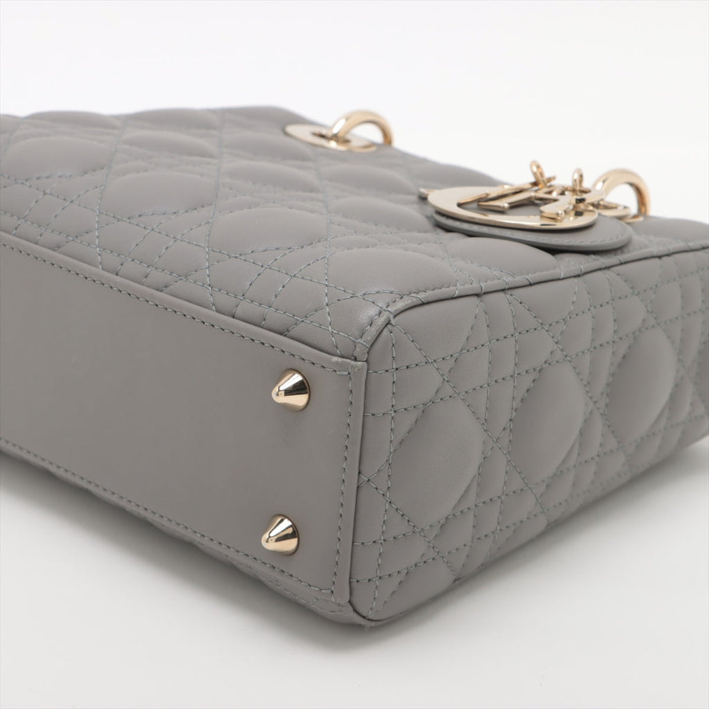 ITEM 18 - Christian Dior Small Lady Dior Grey