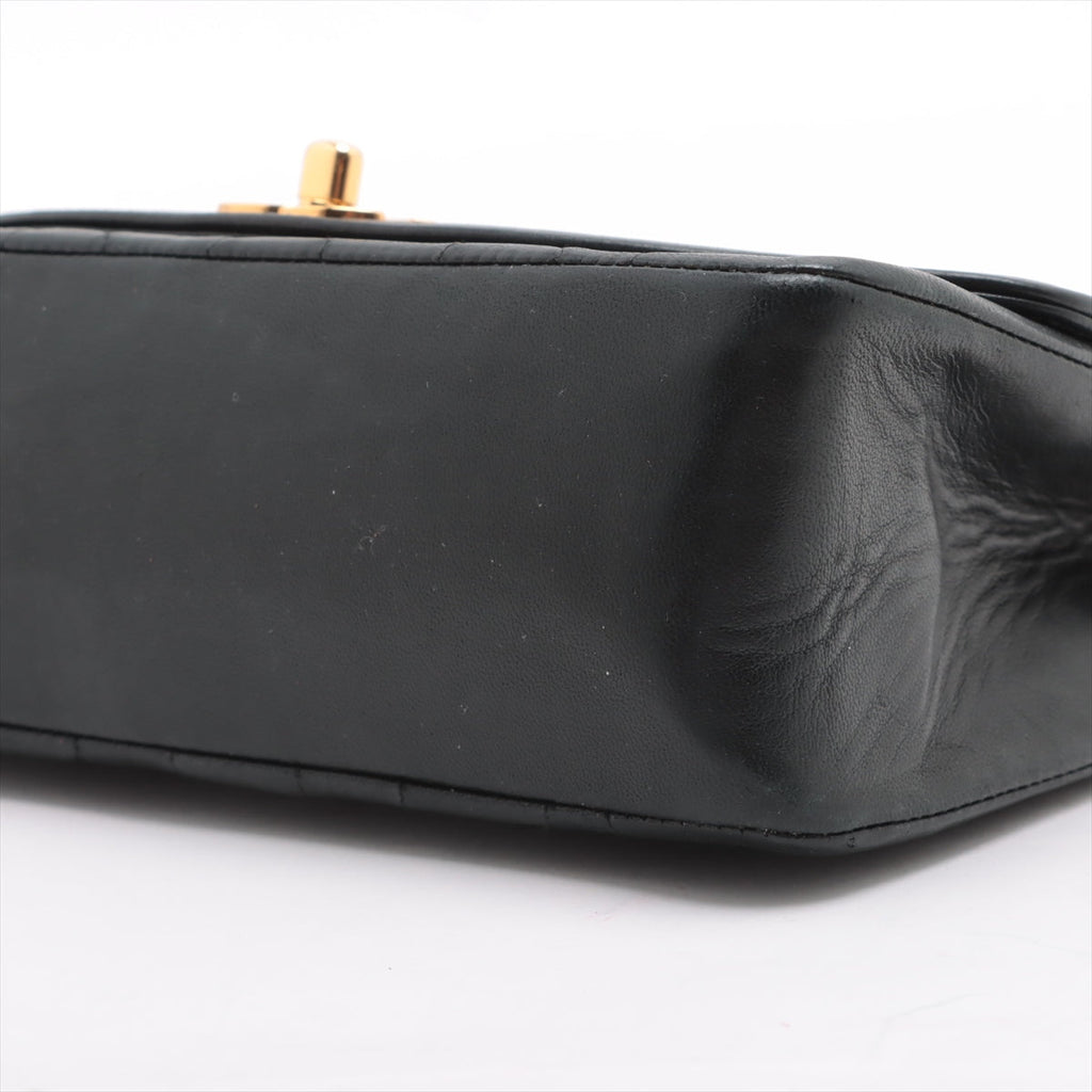 Chanel Vintage Diana Small Lambskin Black