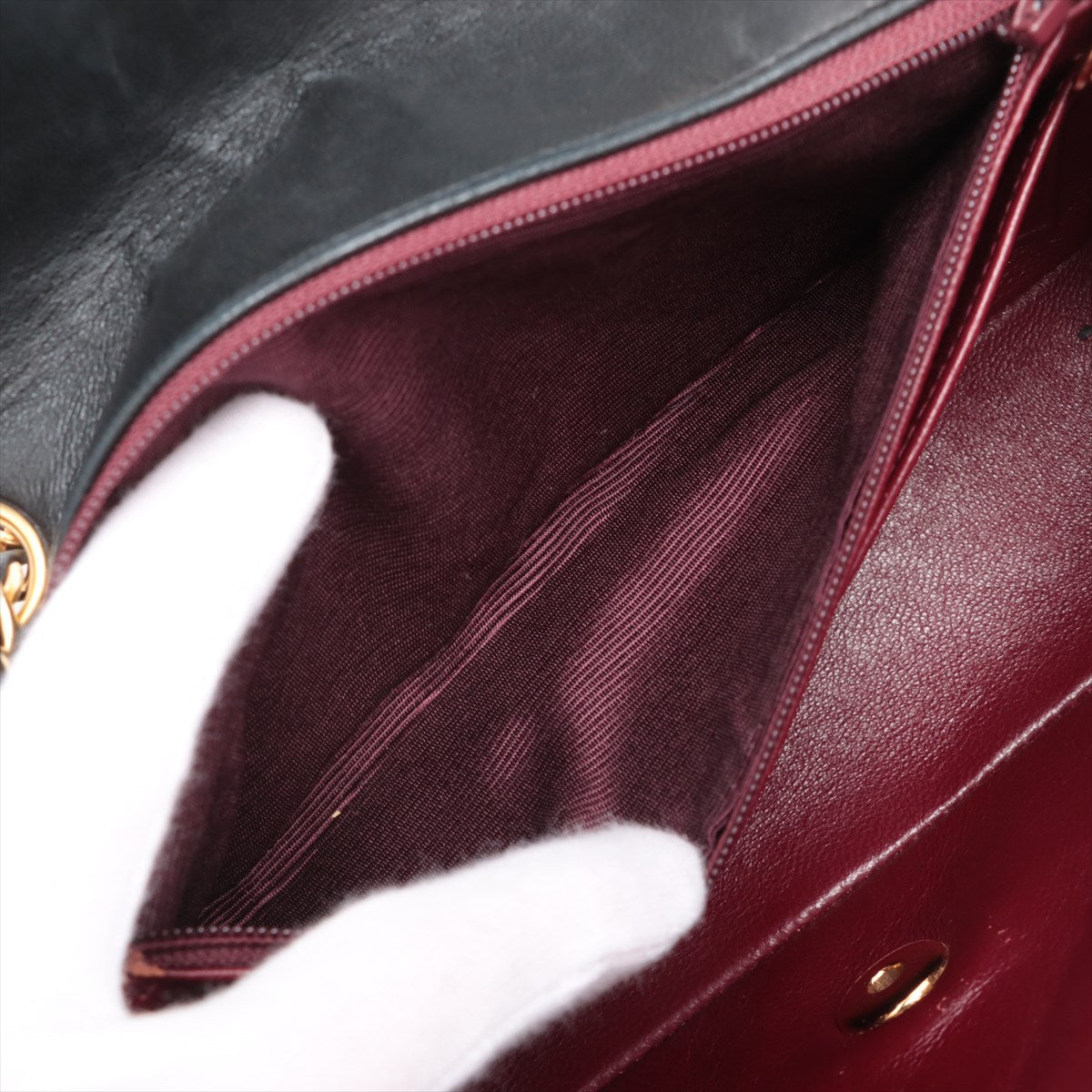 Chanel Vintage Diana Small Lambskin Black