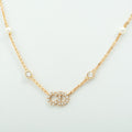 Christian Dior Clair De Lune Gold Pearl Rhinestone Necklace Costume Jewellery