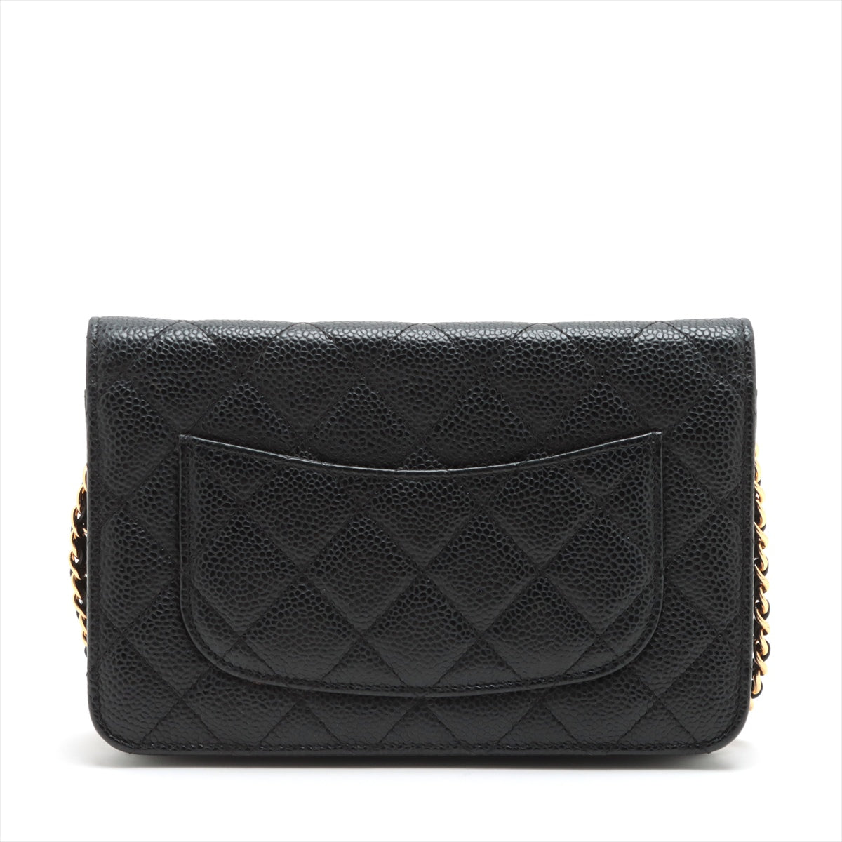 Chanel Wallet On Chain WOC Caviar Crossbody Bag Black - 22 series