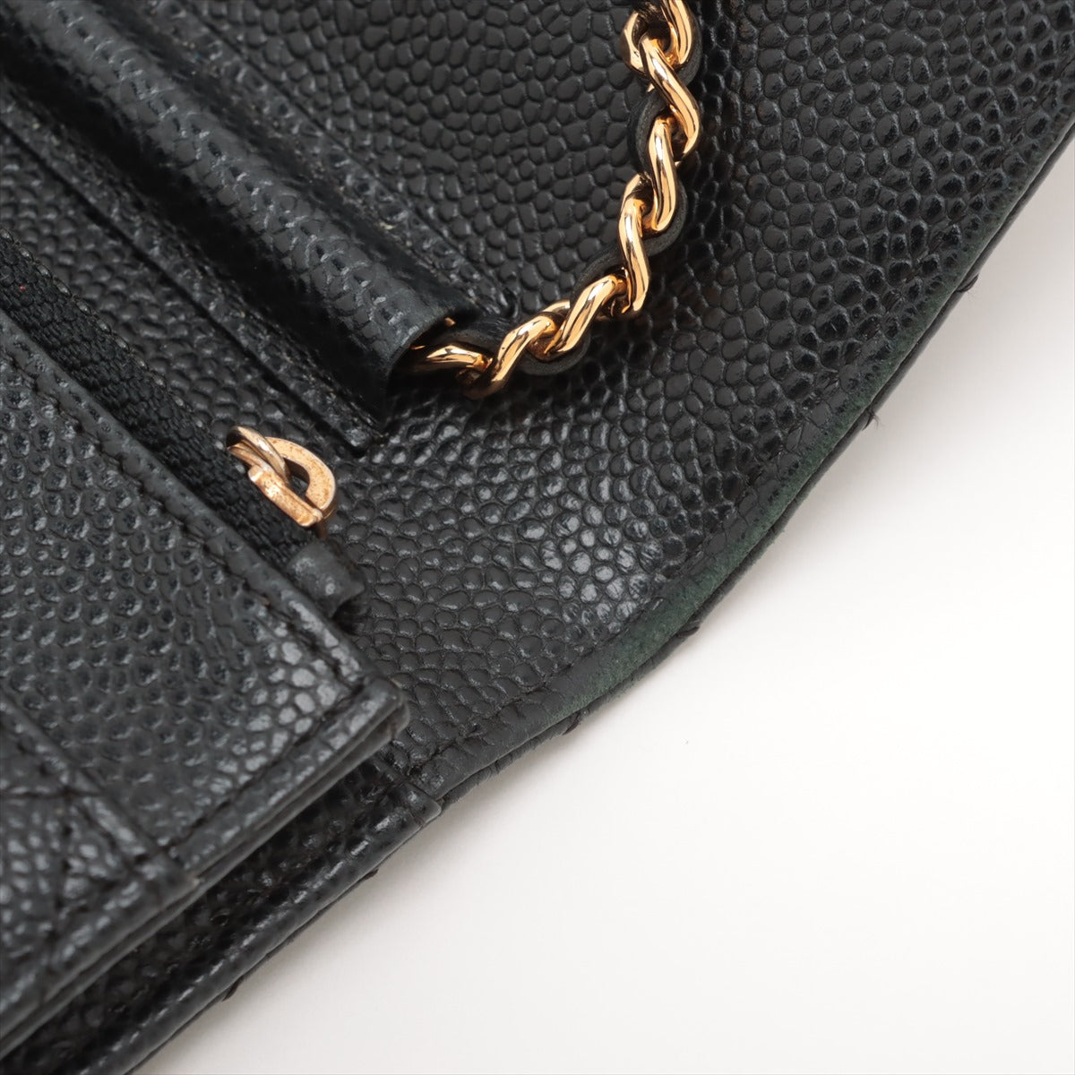 Chanel Wallet On Chain WOC Caviar Crossbody Bag Black - 22 series