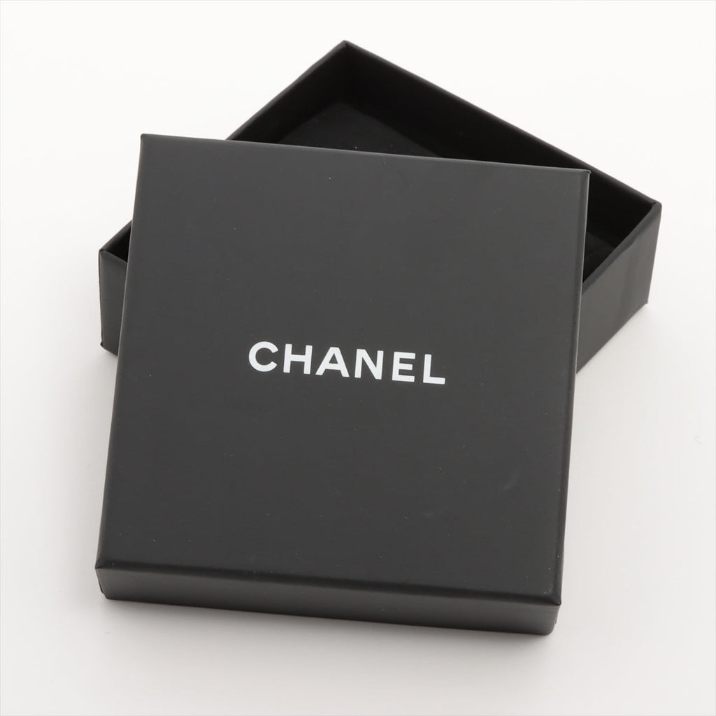 Chanel Coco Logo Pearl Light Gold Brooch Costume Jewellery