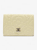 Chanel Camelia Wallet Beige Caviar Leather