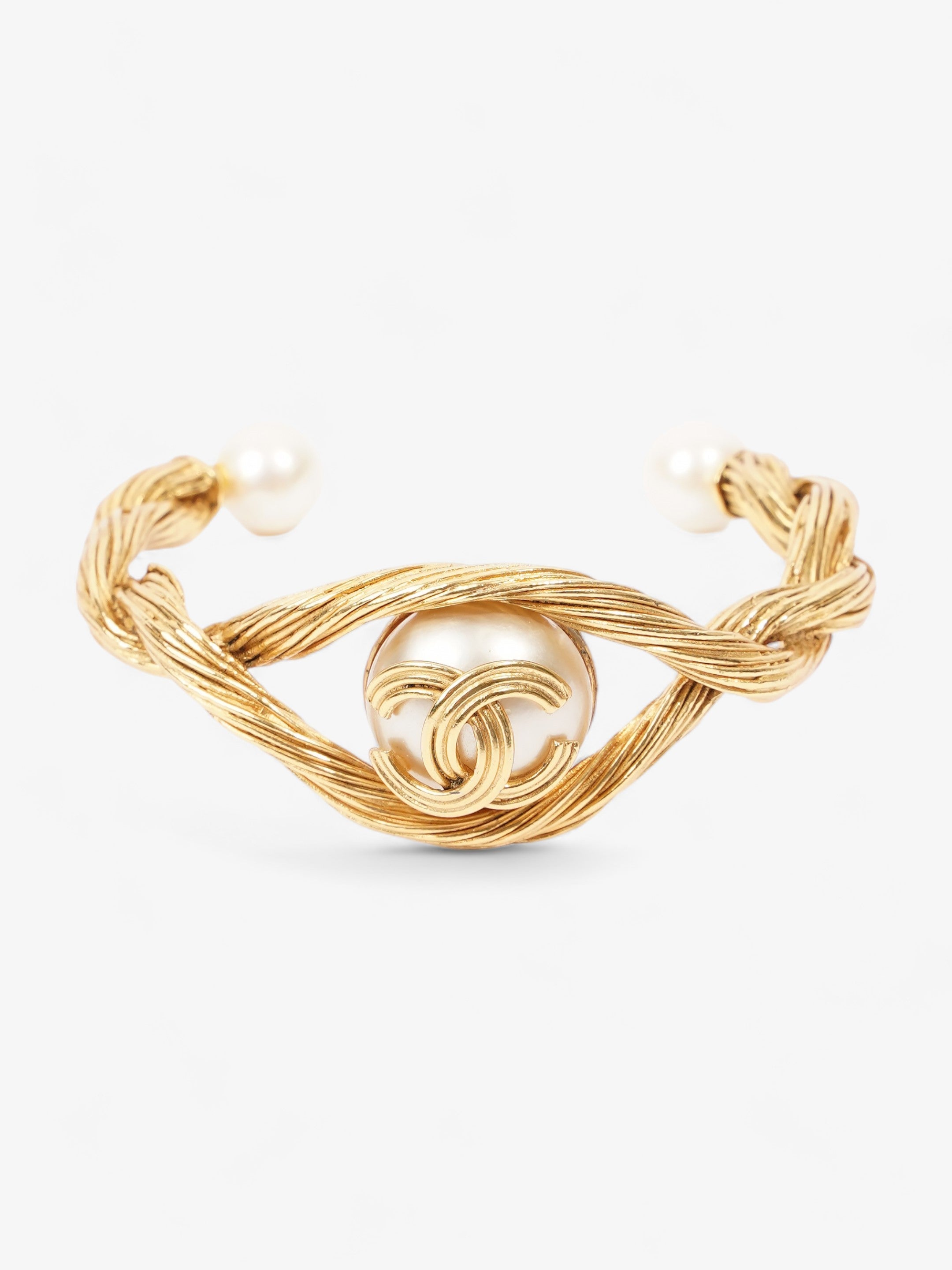 Chanel Mark 94A Bangle  Gold Gold Plated 16.5cm