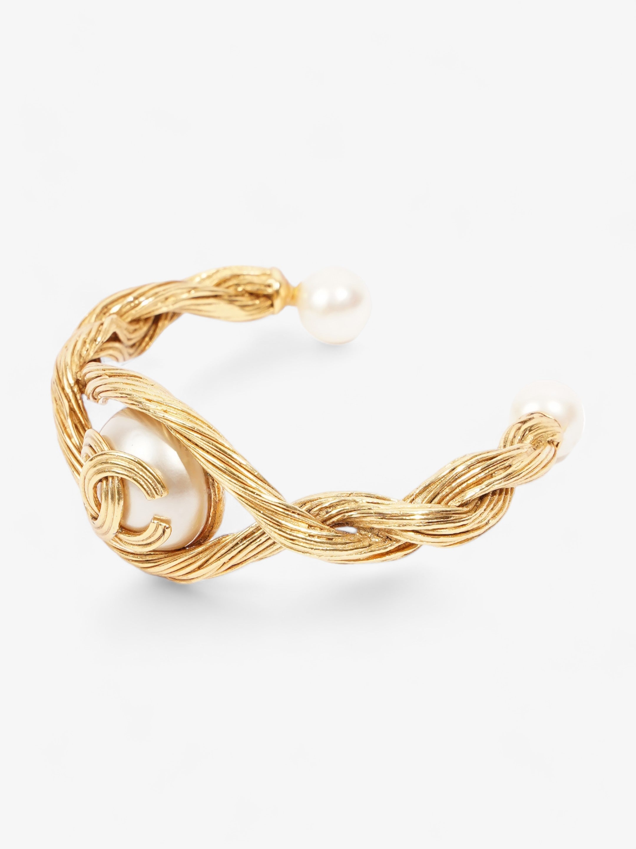 Chanel Mark 94A Bangle  Gold Gold Plated 16.5cm