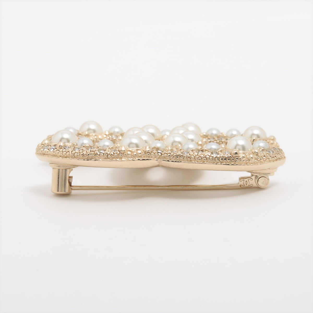 Chanel Coco Rhinestone Gold Brooch Costume Jewellery on hold