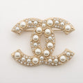 Chanel Coco Rhinestone Gold Brooch Costume Jewellery on hold