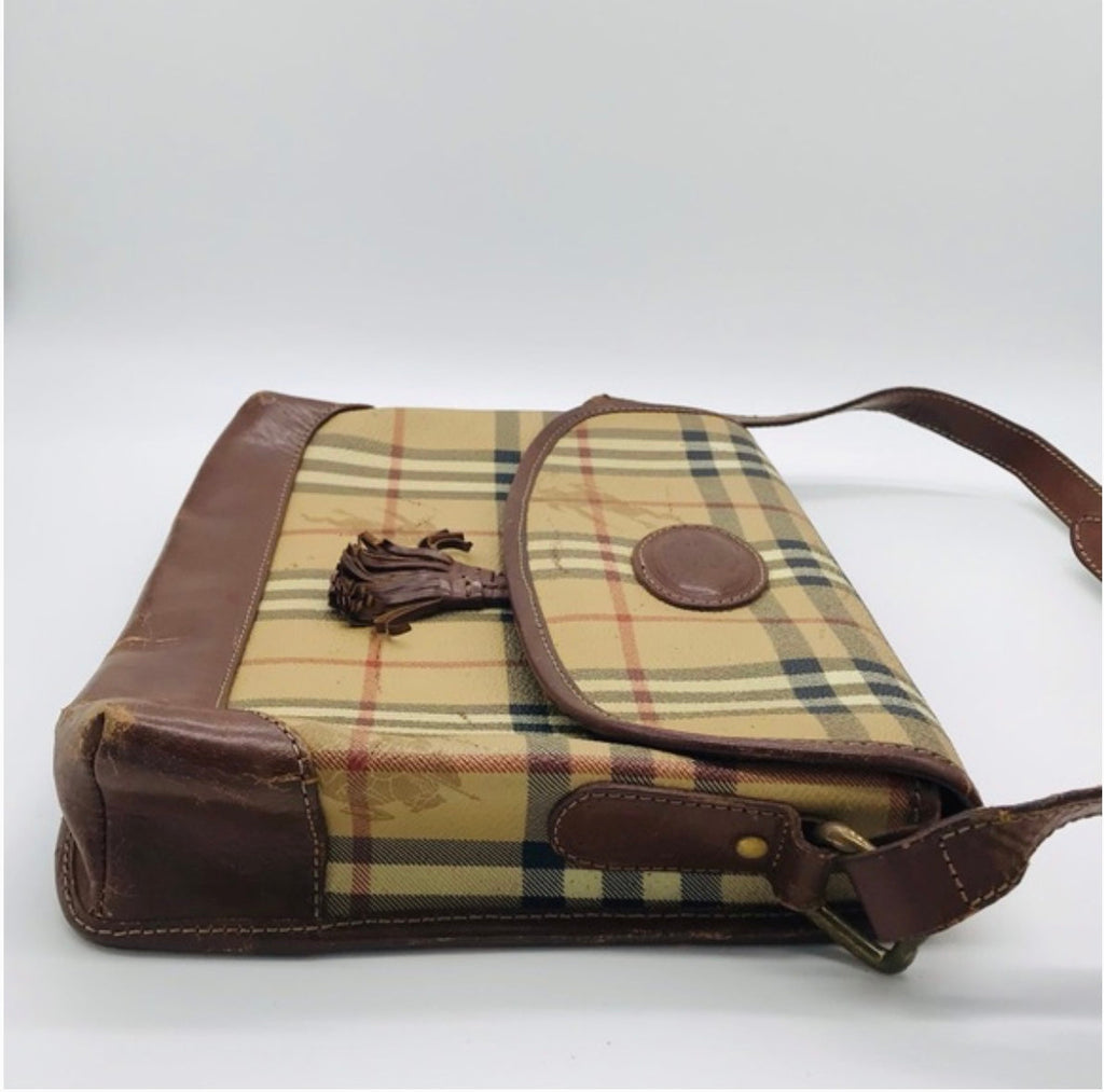 BURBERRY Nova Check Shoulder Bag