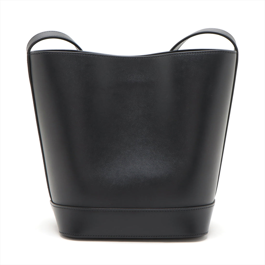 Celine Black Leather Triomphe Small Bucket Bag [Clearance Sale]
