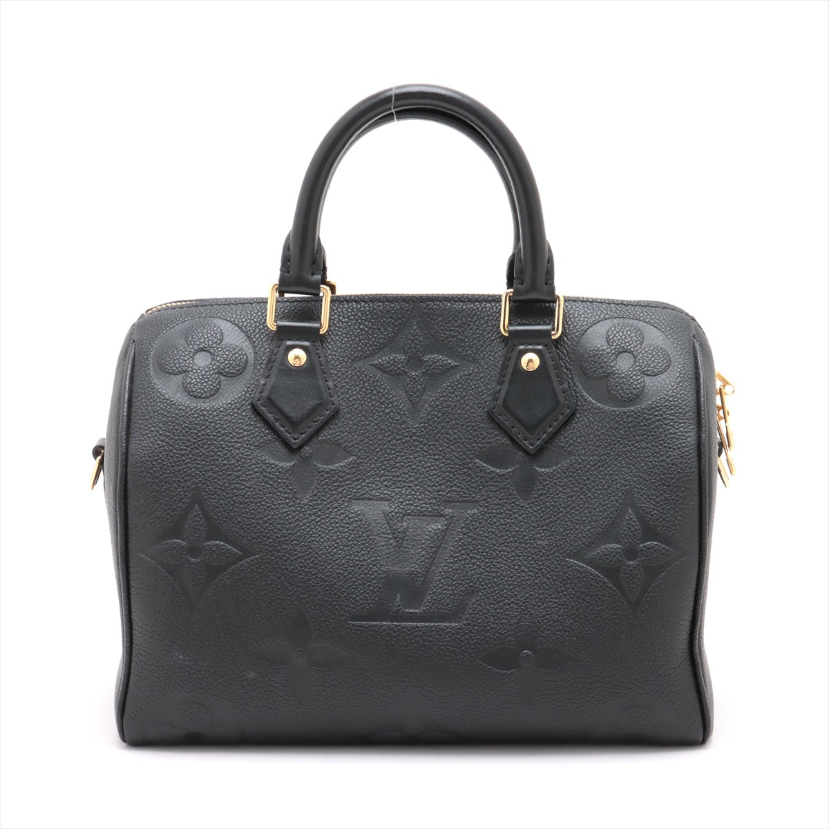 Black Monogram Empreinte Leather Speedy Bandouliere 25 (Rented Out)