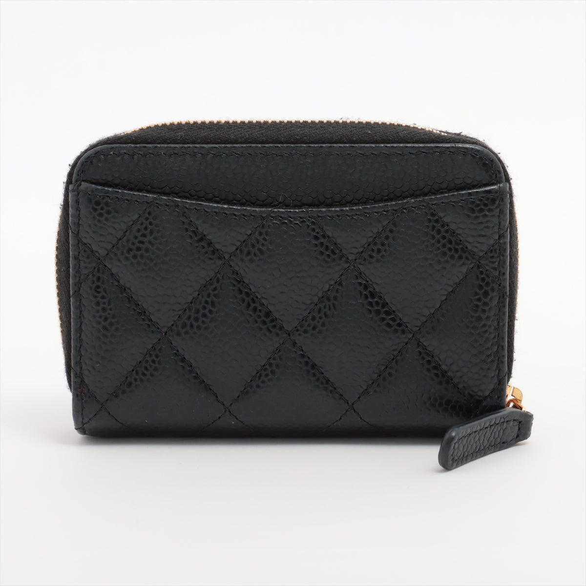 Chanel Black Caviar Leather Classic Zipped Coin Purse [Clearance Sale]