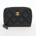 Chanel Black Caviar Leather Classic Zipped Coin Purse [Clearance Sale]