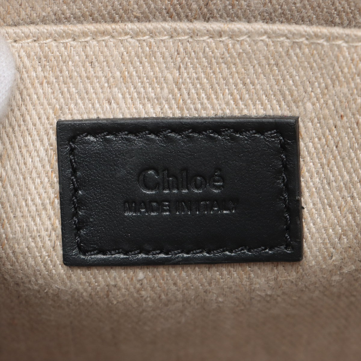 Chloe Black Leather Small Woody Tote Bag [Clearance Sale]