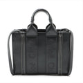 Chloe Black Leather Small Woody Tote Bag [Clearance Sale]