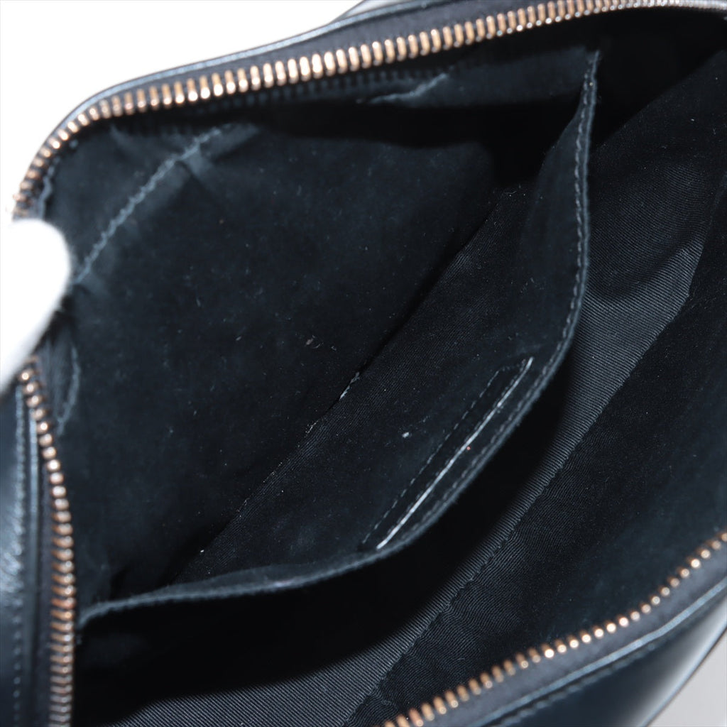 Saint Laurent Black Leather Lou Camera Bag [Clearance Sale]