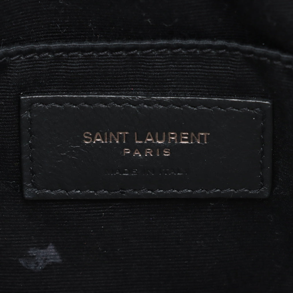 Saint Laurent Black Leather Lou Camera Bag [Clearance Sale]