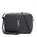 Saint Laurent Black Leather Lou Camera Bag [Clearance Sale]
